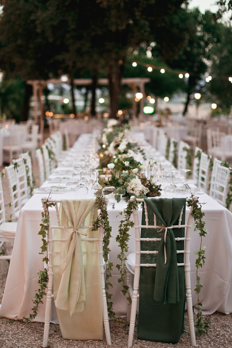 Matrimonio Castello di Rosciano | Mise en place