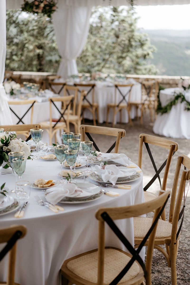 Matrimonio Castello di Prodo | Mise en Place